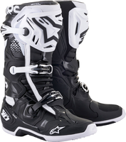 Alpinestars Tech 10,  boots,  color: Black/White,  size: 14 US