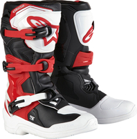 Alpinestars Tech 3S,  boots youth,  color: White/Black/Red,  size: 7 US