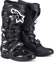Alpinestars Tech 7,  boots,  color: Black/White,  size: 13 US