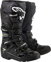 Alpinestars Tech 7 Enduro Drystar S23,  boots waterproof,  color: Black/Grey,  size: 6 US