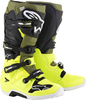 Alpinestars Tech 7 S23,  boots,  color: Neon-Yellow/Dark Green/Black,  size: 15 US