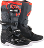 Alpinestars Tech 7S S23,  boots youth,  color: Black/Dark Grey/Neon-Red,  size: 3 US