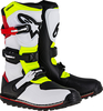 Alpinestars Tech T S23,  boots,  color: White/Red/Neon-Yellow/Black,  size: 8 US
