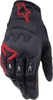 Alpinestars Techdura,  gloves,  color: Black/Red,  size: XXL
