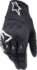 Alpinestars Techdura,  gloves,  color: Black/White,  size: L