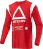 Alpinestars Techdura,  jersey,  color: Red/White,  size: M