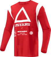 Alpinestars Techdura,  jersey,  color: Red/White,  size: M