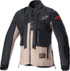 Alpinestars Techdura,  textile jacket waterproof,  color: Black/Brown,  size: M