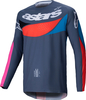 Alpinestars Techstar Dreem,  jersey,  color: Grey/Orange/Blue,  size: L
