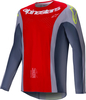 Alpinestars Techstar Melt,  jersey,  color: Red/Grey/Dark Grey,  size: XL