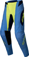 Alpinestars Techstar Melt,  textile pants,  color: Neon-Yellow/Blue/Dark Blue,  size: 38
