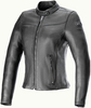 Alpinestars Tory,  leather jacket women,  color: Black/Black,  size: L