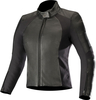 Alpinestars Vika V2,  leather jacket women,  color: Black,  size: 48