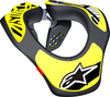Alpinestars Youth,  neck brace kids,  color: Black/Neon-Yellow,  size: One Size