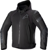 Alpinestars Zaca Air,  textile jacket waterproof,  color: Black/Black,  size: XL