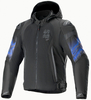Alpinestars Zaca Air Veno,  textile jacket waterproof,  color: Black/Blue,  size: XL