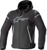Alpinestars Zaca,  textile jacket waterproof,  color: Black/Dark Grey,  size: S