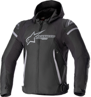 Alpinestars Zaca,  textile jacket waterproof,  color: Black/Dark Grey,  size: S