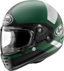 Arai Concept-XE Backer,  integral helmet,  color: Dark Green/White/Black,  size: M