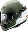 Arai Concept-XE Overland,  full face helmet,  color: Olive/White,  size: XL