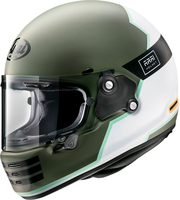 Arai Concept-XE Overland,  integral helmet,  color: Olive/White,  size: L