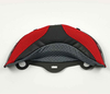 Arai MX-V Solid,  neck roll,  color: Grey/Red,  size: M-L