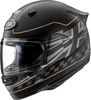 Arai Quantic Dark Citizen,  full face helmet,  color: Black/Grey/Gold,  size: L