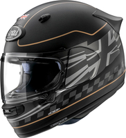 Arai Quantic Dark Citizen,  full face helmet,  color: Black/Grey/Gold,  size: L