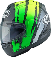 Arai RX-7V Evo Blade,  full face helmet,  color: Black/Silver/Neon-Yellow/Neon-Green,  size: XS