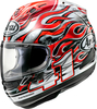 Arai RX-7V Evo Haga,  integral helmet,  color: Black/Red/White,  size: XS