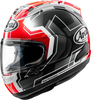 Arai RX-7V Evo JR 65,  integral helmet,  color: Black/White/Red,  size: XL