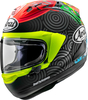 Arai RX-7V Evo Tatsuki,  full face helmet,  color: Black/Red/Yellow,  size: XS