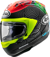 Arai RX-7V Evo Tatsuki,  full face helmet,  color: Black/Red/Yellow,  size: XS