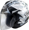 Arai SZ-R Evo Mimesis,  open face helmet,  color: White/Grey/Black,  size: XS