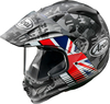 Arai Tour-X4 Cover UK,  enduro helmet,  color: Black/Grey/Red/White/Blue,  size: L