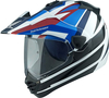 Arai Tour-X5 Africa Twin,  adventure helmet,  color: Black/White/Blue/Red,  size: M