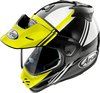 Arai Tour-X5 COSMIC,  adventure helmet,  color: Black/White/Neon Yellow,  size: XL