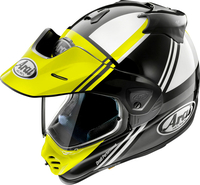 Arai Tour-X5 COSMIC,  adventure helmet,  color: Black/White/Neon Yellow,  size: XL