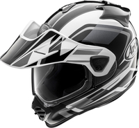 Arai Tour-X5 Discovery,  adventure helmet,  color: Black/White/Grey,  size: S