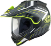 Arai Tour-X5 Trail,  adventure helmet,  color: Matt Black/Grey/Neon-Yellow,  size: XL