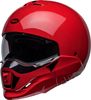 Bell Broozer Duplet,  modular helmet,  color: Red,  size: XXL