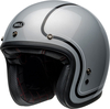 Bell Custom 500 Chief,  open face helmet,  color: Silver/Black,  size: S