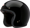 Bell Custom 500 Solid,  open face helmet,  color: Black,  size: XS