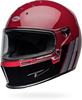Bell Eliminator GT,  integral helmet,  color: Dark Red/Black/Grey/White,  size: M