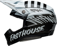 Bell Moto-10 Spherical Fasthouse Mod Squad,  motocross helmet,  color: White/Black,  size: XL