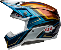 Bell Moto-10 Spherical Tomac Replica 24,  cross helmet,  color: Black/White/Blue/Gold,  size: S