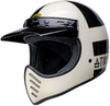 Bell Moto-3 Atwyld Orbit,  motocross helmet,  color: Black/White/Gold,  size: S