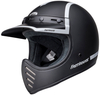 Bell Moto-3 Fasthouse The Old Road,  cross helmet,  color: Black/White,  size: S