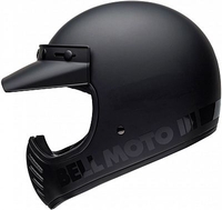 Bell Moto-3 Helmet Blackout,  integral helmet