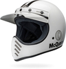 Bell Moto-3 Steve McQueen,  motocross helmet,  color: White/Black,  size: XL